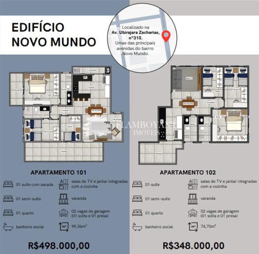 Apartamento para vender no Novo Mundo image 1